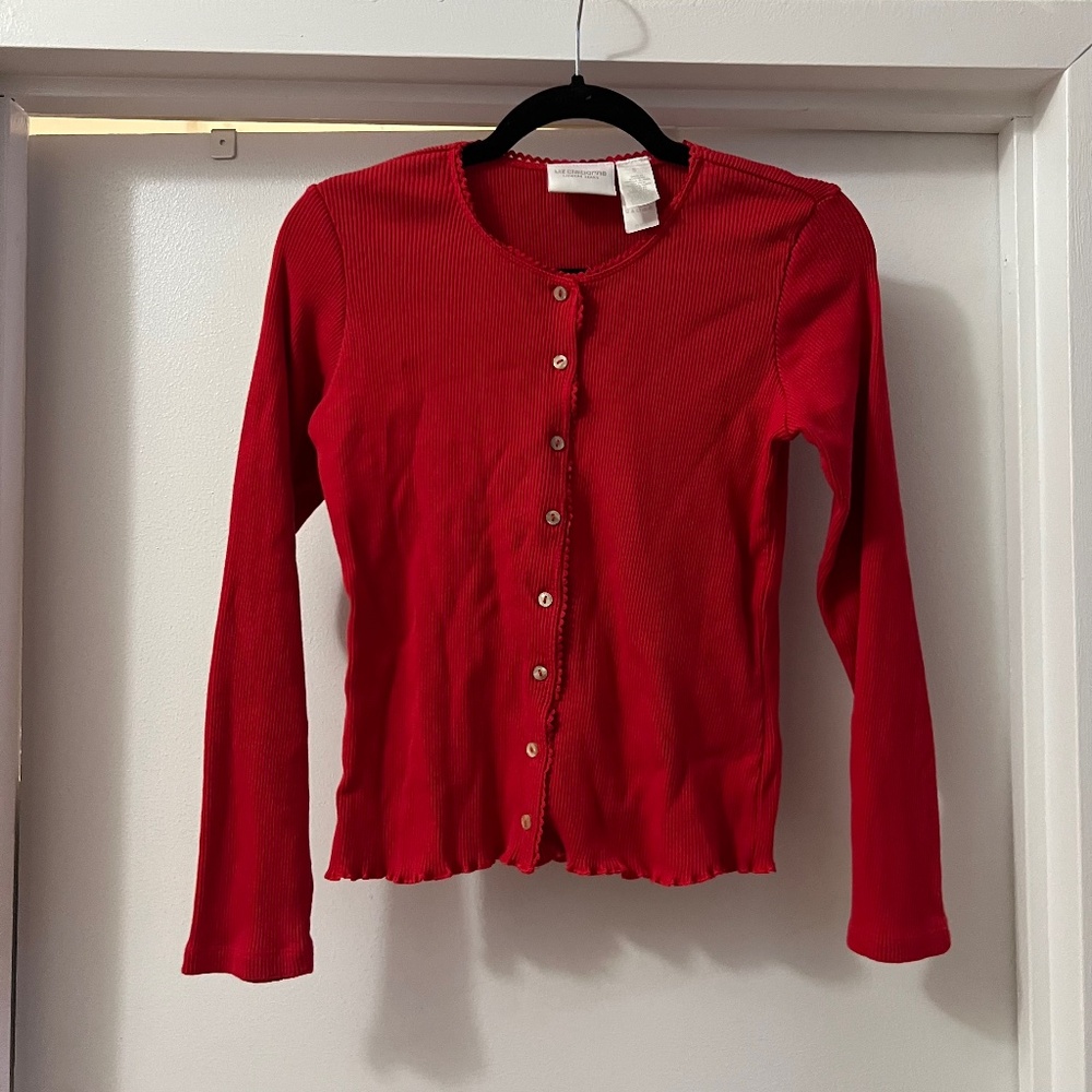 Red Long Sleeve Shirt